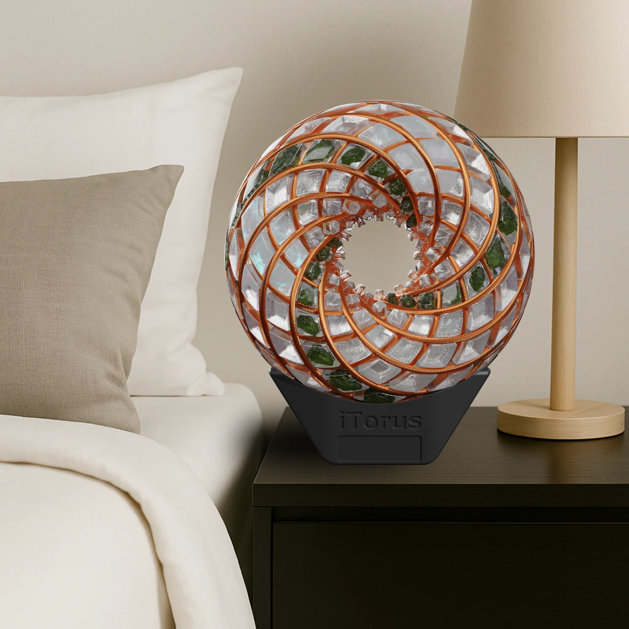 Moldavite and Angel Aura - iTorus i9 Portable PEMF Healing Device